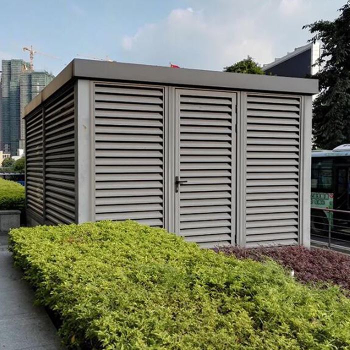 Aluminium Louvre Door
